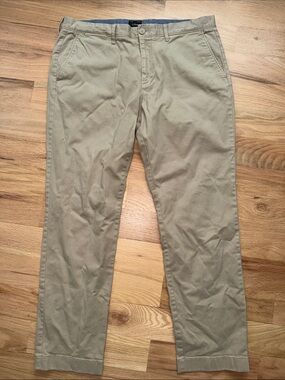 J. Crew Men's Khaki Chino Pants "770 STRAIGHT" waist 34" x length 30"